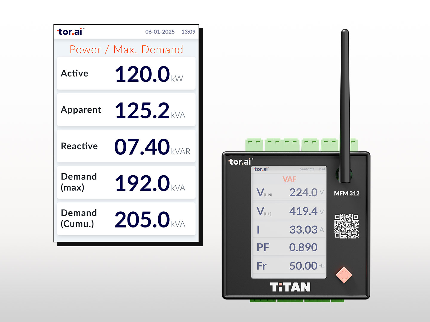 Tor Titan | Multi Function Meter | Power Monitoring Unit | Tor.ai